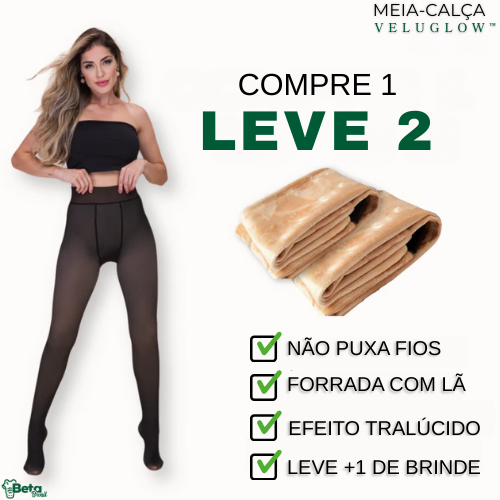 Meia-Calça VeluGlow™ - [LEVE 2, COMPRE 1]